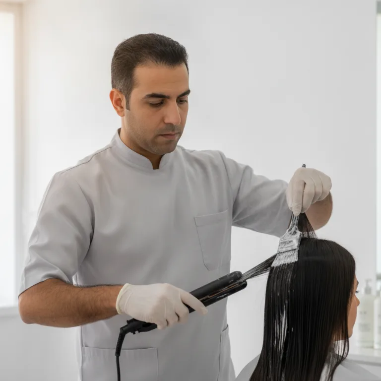 علاج الكيراتين خدمة في الورقاء